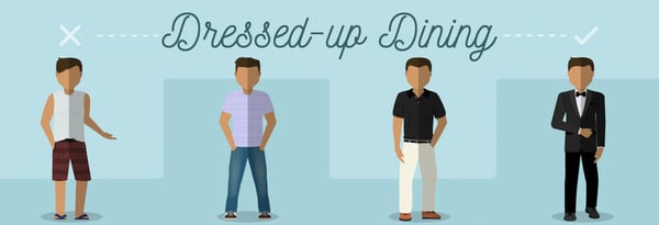 Upscale Restaurants & Dining Room Dress Codes Icon