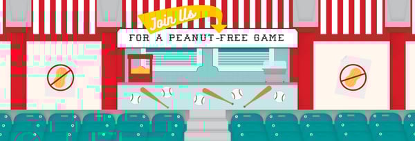 Peanut-free Baseball Games Icon