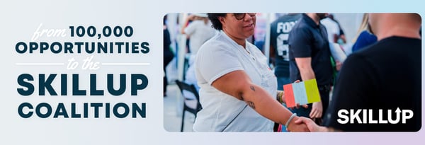 From 100,000 Opportunities to the SkillUp Coalition Icon