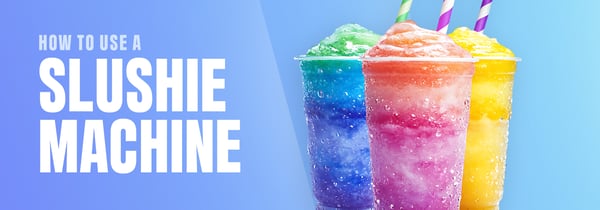 How to Use a Slushie Machine - Make a Slushie in 4 Steps Icon
