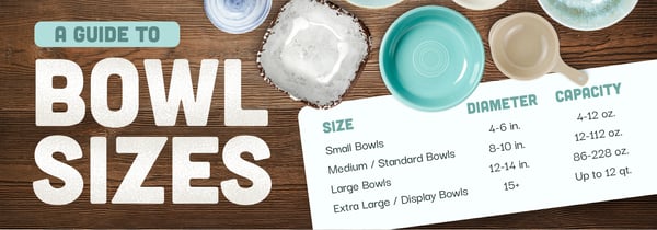 Bowl Sizes - Chart & Dimensions Guide Icon