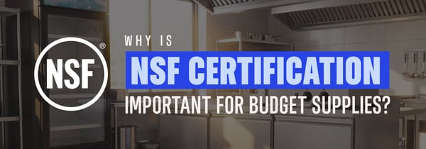 Why NSF Certification Matters for Budget Restaurant Equipment Icon