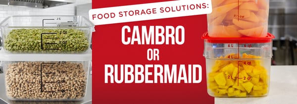 Cambro vs. Rubbermaid Icon