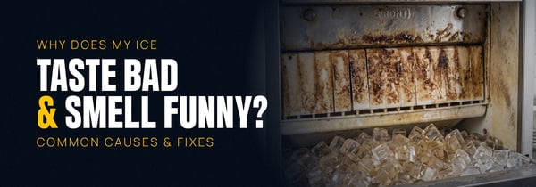 Why Does My Ice Taste Bad & Smell Funny? Common Causes & Fixes Icon