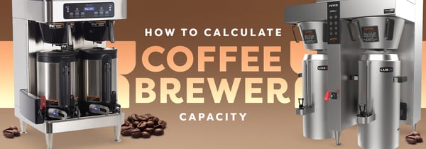 Coffee Maker Sizes: How to Calculate Coffee Brewer Capacity Icon