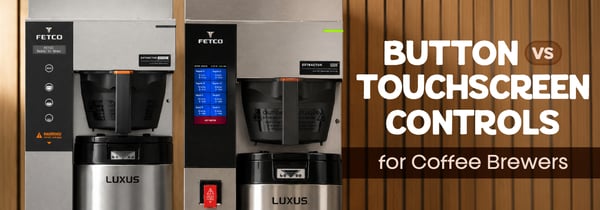 Types of Coffee Brewers: Button Controls vs. Touchscreen Icon