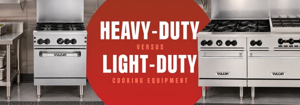Heavy-Duty vs. Light-Duty Cooking Equipment Icon