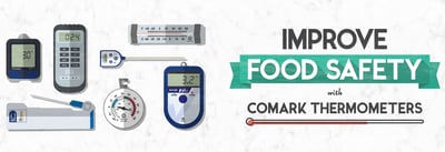 Improve Food Safety with Comark Thermometers Icon