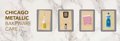 Chicago Metallic Bakeware Care Icon