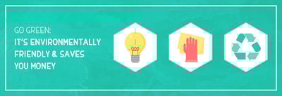 Go Green: It's Environmentally Friendly & Saves You Money Icon