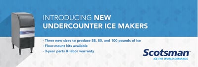 Scotsman Adds Essential Ice Series of Commercial Ice Maker Icon