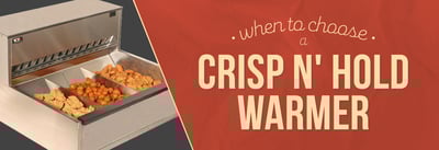Keep Fried Foods Hot with the Crisp N' Hold Icon