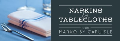 Napkins & Tablecloths from Marko by Carlisle Icon