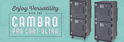 Enjoy Versatility with the Cambro Pro Cart Ultra Icon