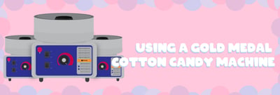 Using a Gold Medal Cotton Candy Machine Icon