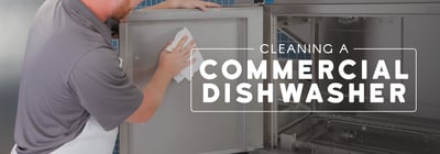 Cleaning a Commercial Dishwasher Icon