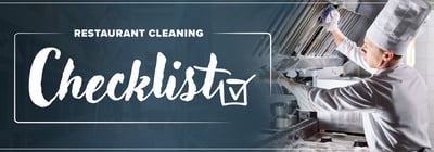 Printable Restaurant Cleaning Checklist Icon