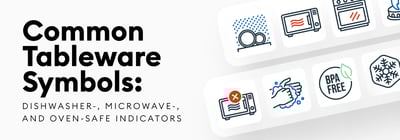 Dishwasher-Safe & Other Tableware Symbols Explained Icon