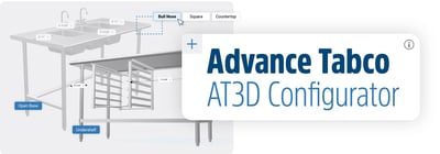 Create a Custom Unit With Advance Tabco's AT3D Configurator Icon