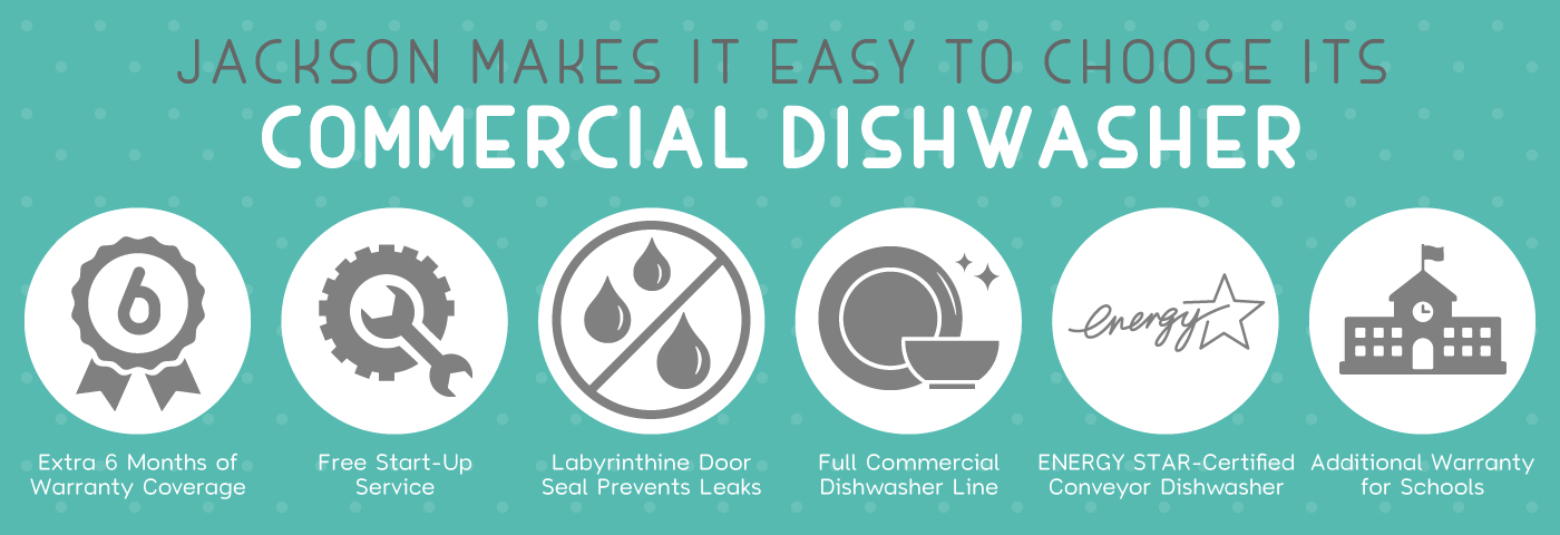 Six Great Reasons to Choose a Jackson Commercial Dishwasher