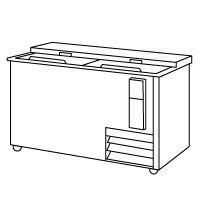 Types of Refrigeration Illustration: Bottle Coolers