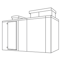 Types of Refrigeration Illustration: Walk-ins
