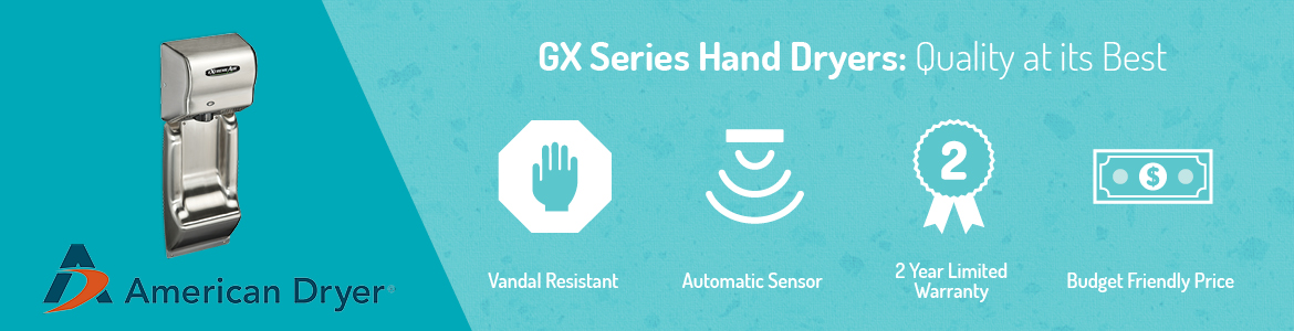 GX Series Hand Dryers: Quality at its Best
