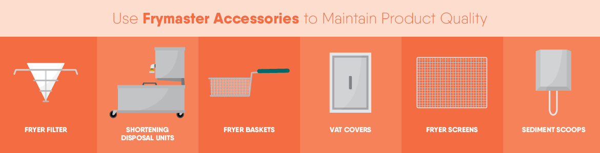 Use Frymaster Accessories to Maintain Product Quality