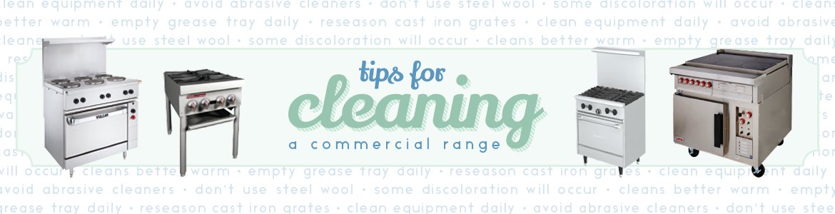 Tips for Cleaning Commercial Cooking Equipment