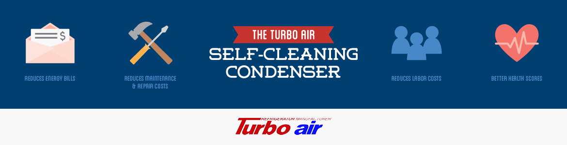 The Turbo Air Self-Cleaning Condenser