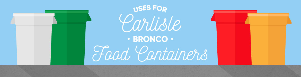 Bronco Containers are NSF-Approved for Holding Food